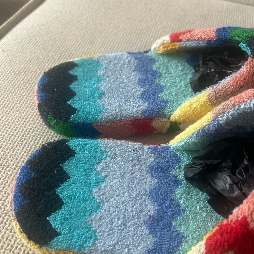NWT! Missoni Cecil Open Slippers Terry Cloth Size XL - Picture 12 of 14